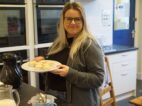 3 Jess serving up mince pies at the fair