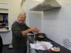 8 Volunteer John cooking refreshments